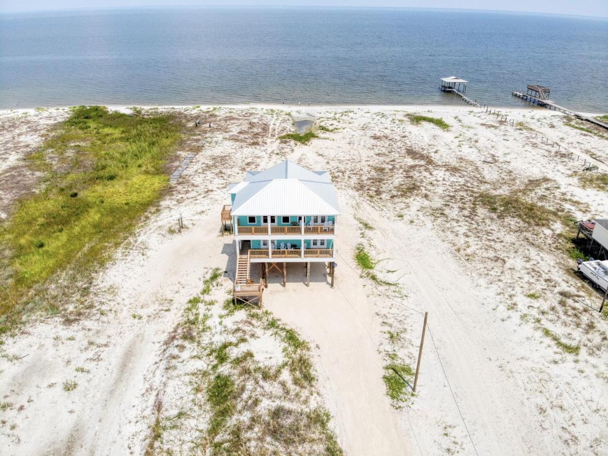 Salty Seahorse - Waterfront! Pet Friendly! Game Room, Pool Table, Beautiful Views - Room For The Whole Family Home Dauphin Island Esterno foto